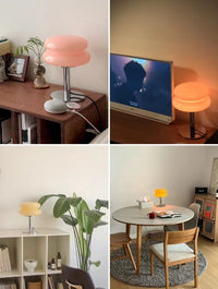 DESIGNER GLAS TAFELLAMP - SFEERVOLLE LED LAMP VOOR SLAAPKAMER EN STUDIE