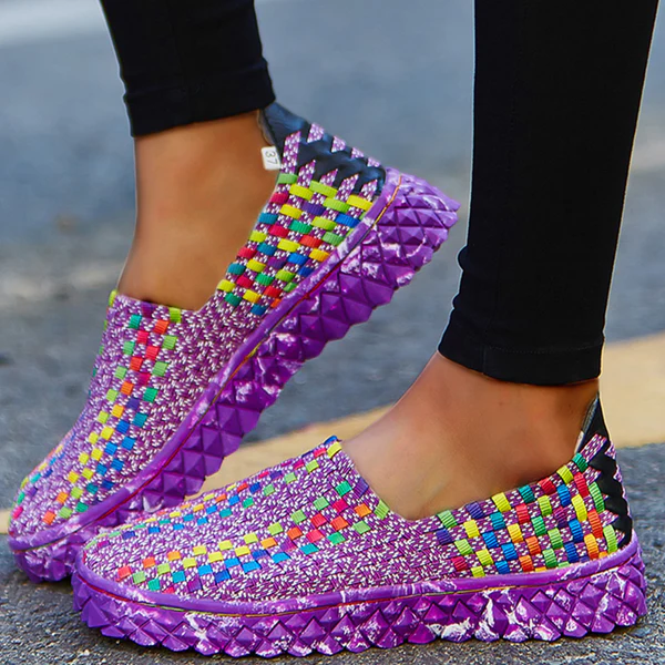 Gerecyclede Dames Comfort Sneakers met Memory Foam - Eliana