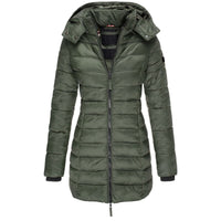 Warme Dames Donsjack met Capuchon - Olivia
