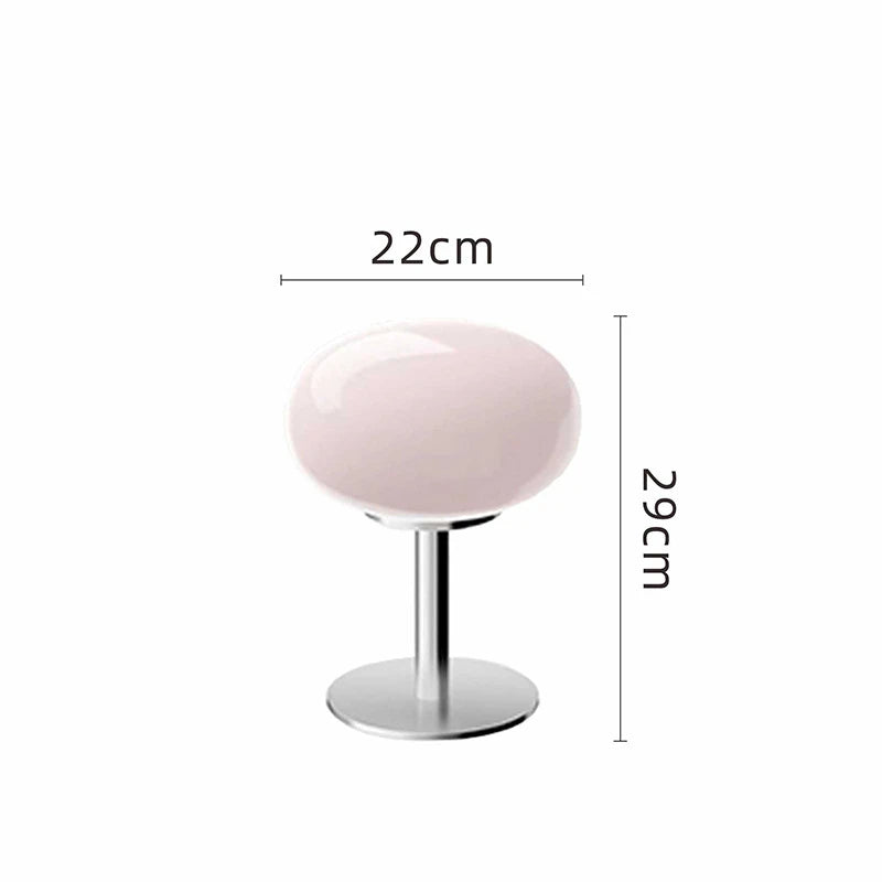 DESIGNER GLAS TAFELLAMP - SFEERVOLLE LED LAMP VOOR SLAAPKAMER EN STUDIE