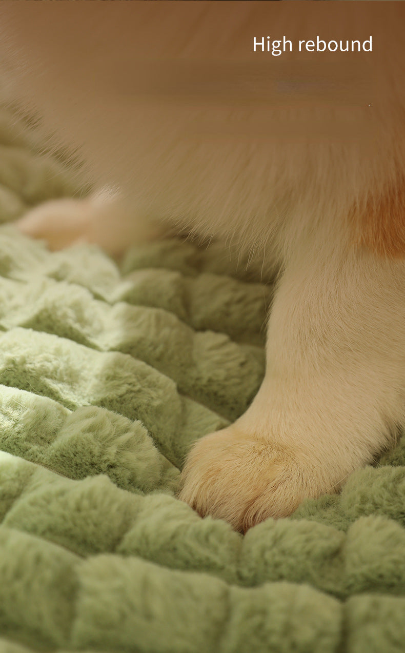LUXE WINTER HONDENMAT - WARME PLUCHE BANK VOOR KLEINE EN MIDDELGROTE HONDEN