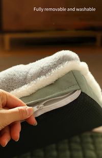 LUXE WINTER HONDENMAT - WARME PLUCHE BANK VOOR KLEINE EN MIDDELGROTE HONDEN
