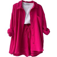 Trendy Katoenen Zomerset Dames – Faylin