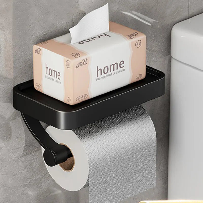 Toiletrolhouder met Plankje - Stalux