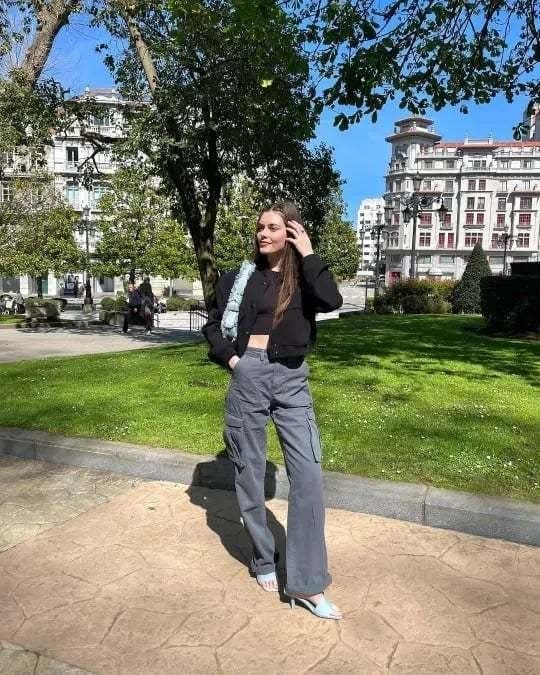 Trendy Dames Cargo Jeans - Nova