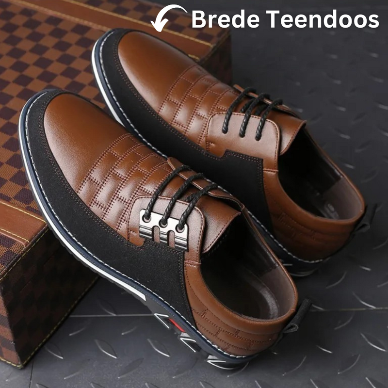 Orthopedische Leren Heren Schoenen - GentleStep