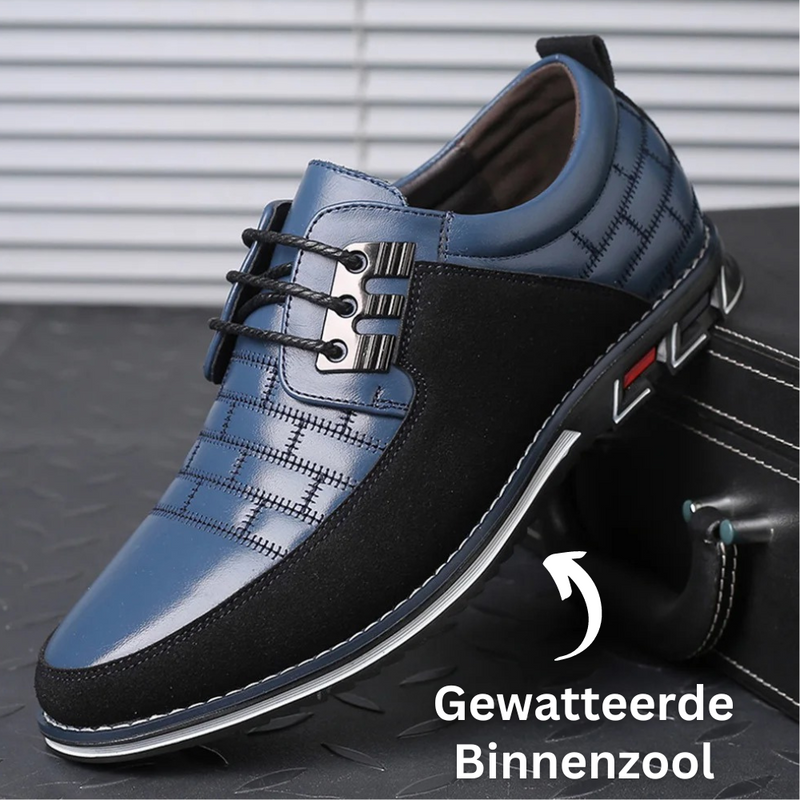 Orthopedische Leren Heren Schoenen - GentleStep