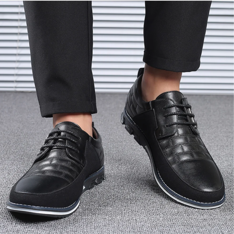 Orthopedische Leren Heren Schoenen - GentleStep