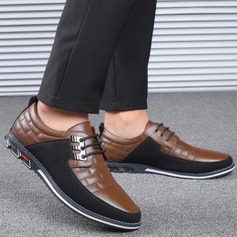 Orthopedische Leren Heren Schoenen - GentleStep