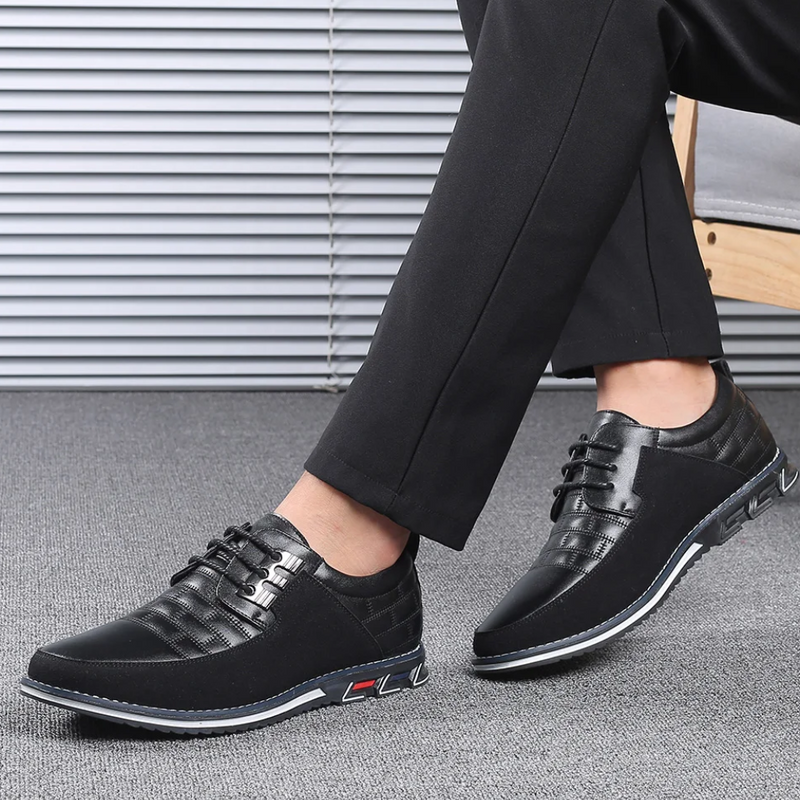 Orthopedische Leren Heren Schoenen - GentleStep
