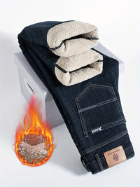 Warme Heren Winterjeans met Fleecevoering - Grayson