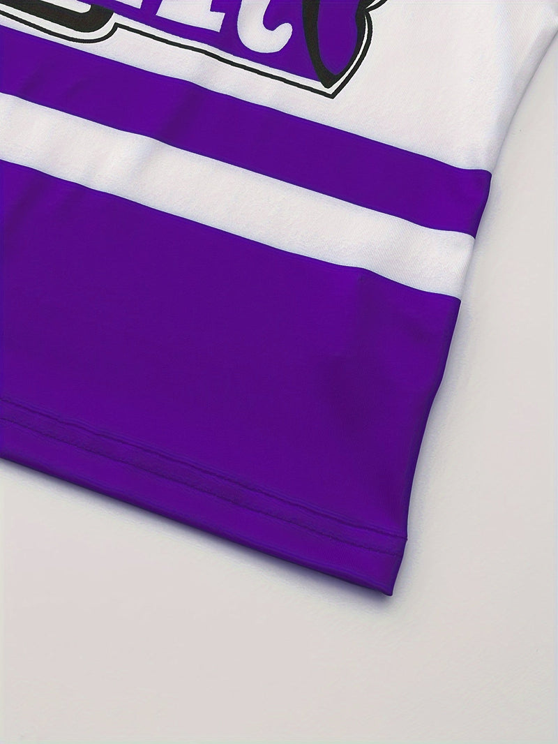 Paarse Cheerleader Set Kind – Sparkzi