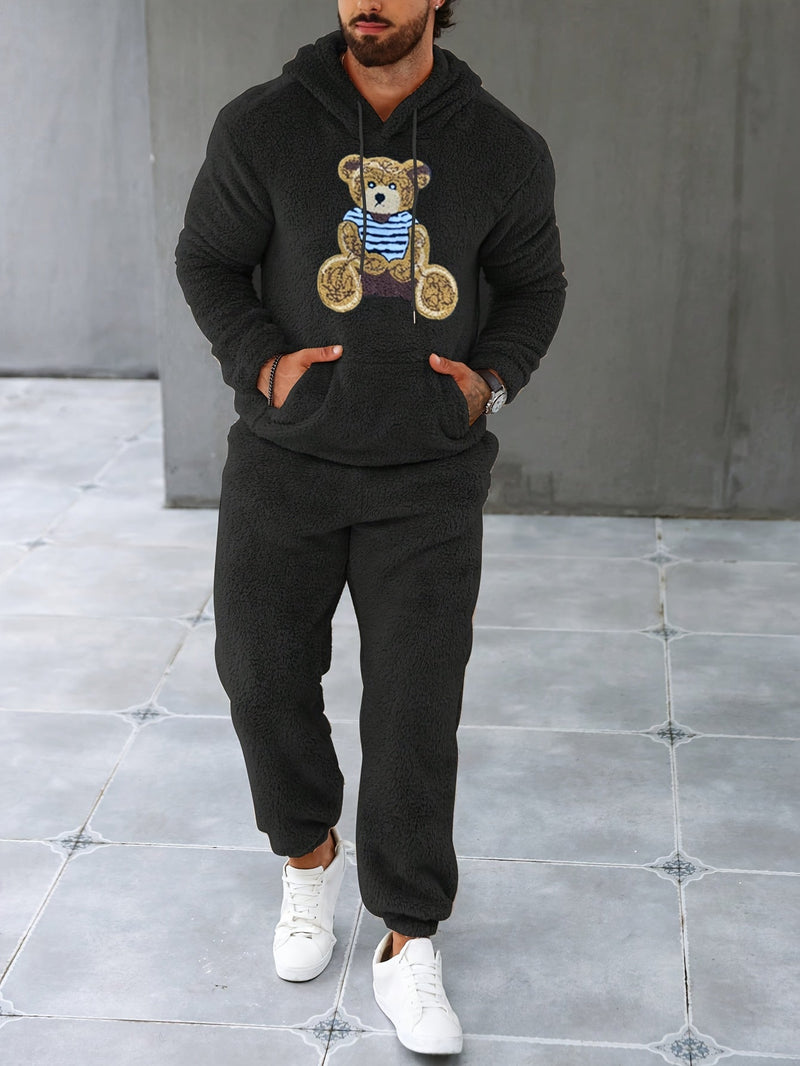 Fuzzy Fleece Tweedelige Outfitset - Logan