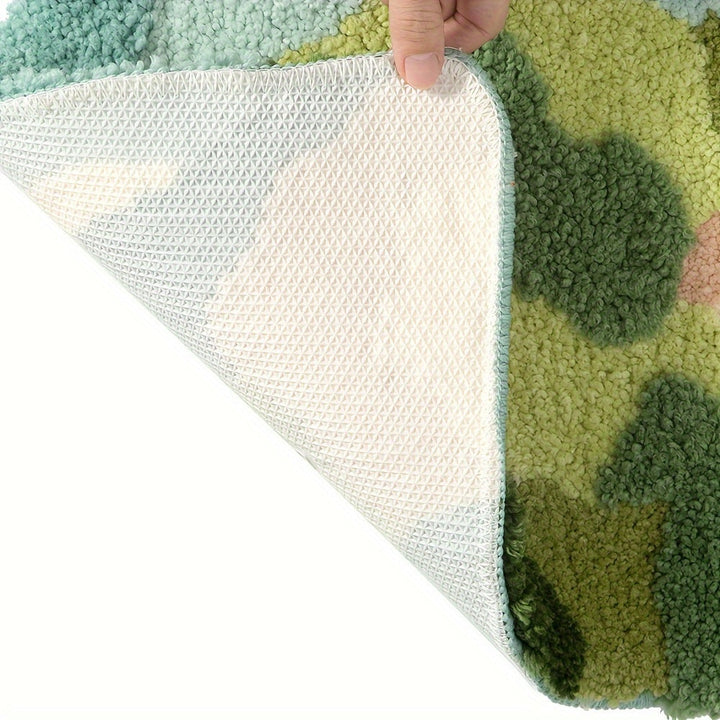 Luxe Badmat met Bloemenmotief, Extra Zacht en Absorberend - Florina