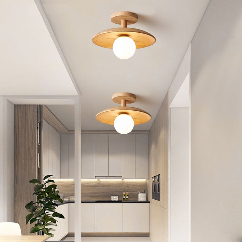 Stijlvolle Japanse Plafondlamp - ZenGlow