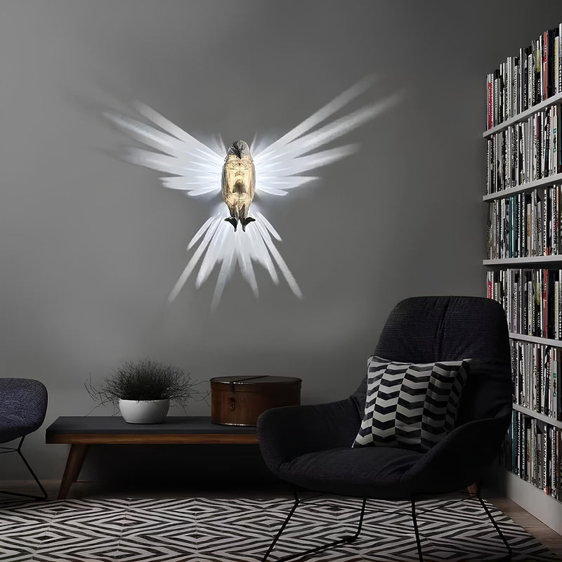 Verlichte Vleugels Wandlamp - LumaWings