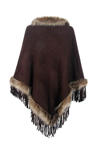 Stijlvolle Winter Poncho voor Dames - Sophie