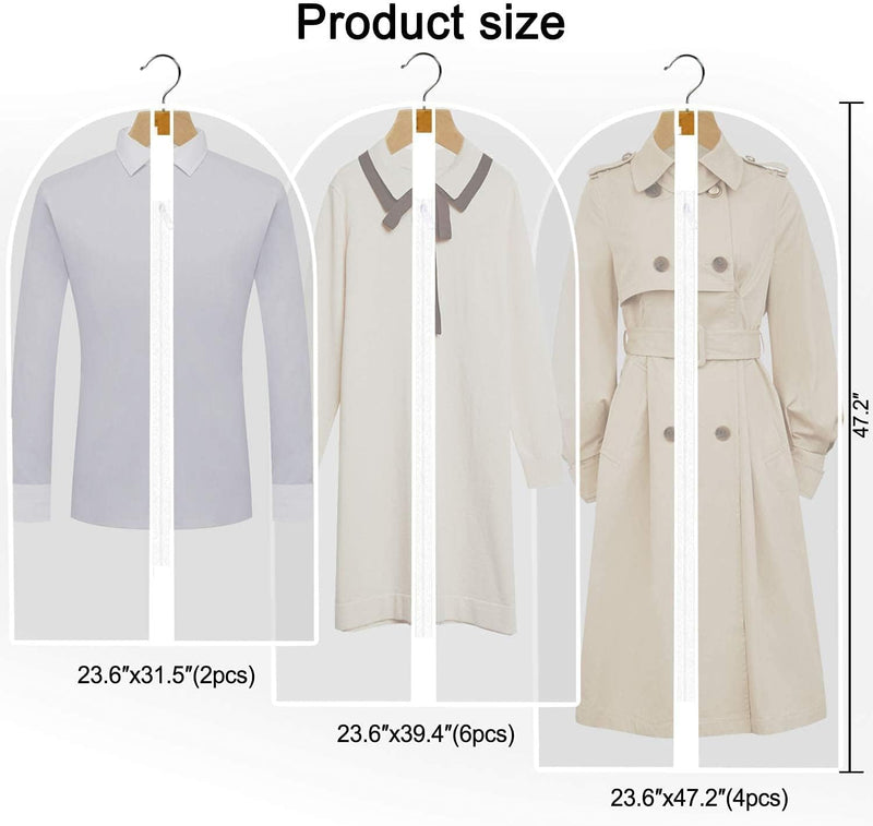 Extra Lange Kledingtas voor Jurken & Gewaden- 180 cm Beschermhoes met Handvatten (1 Kopen, 1 Gratis)