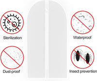 Extra Lange Kledingtas voor Jurken & Gewaden- 180 cm Beschermhoes met Handvatten (1 Kopen, 1 Gratis)