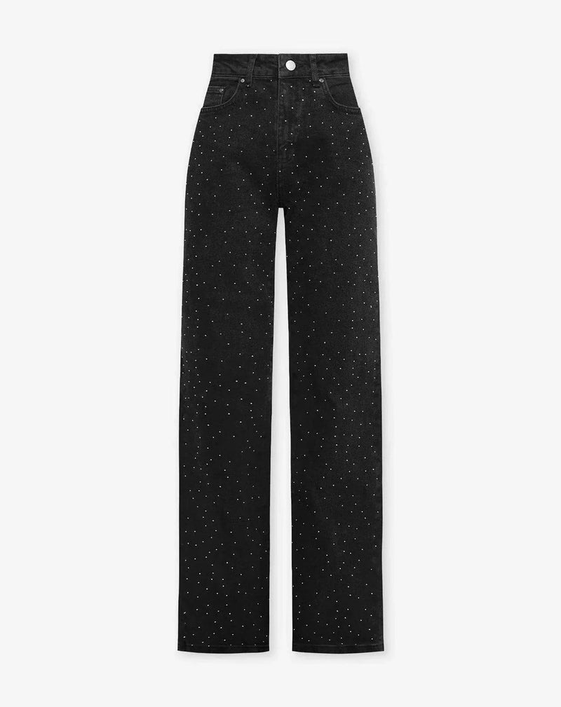 Dames Glitter Jeans voor een Sprankelende Look - Jade