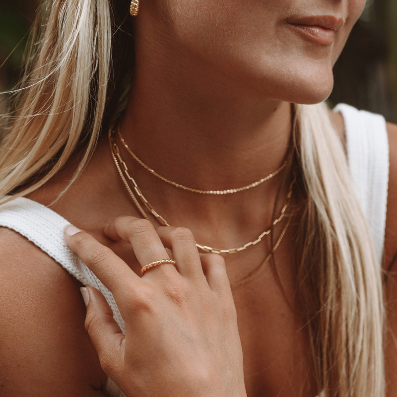 Obrączka skręcana z symboliką - Tessa