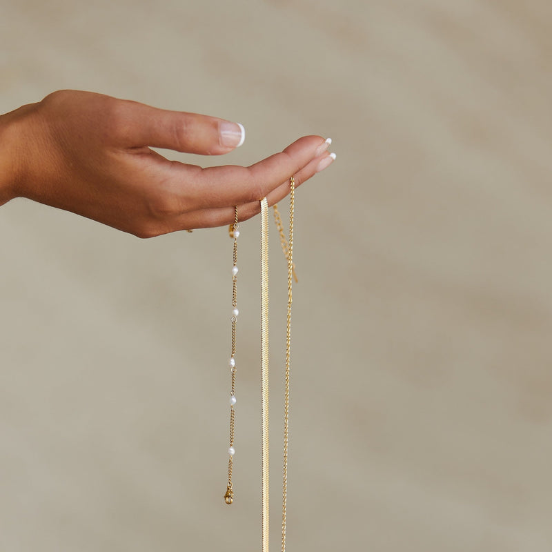 Opaska na ramię z perłami słodkowodnymi - Amara