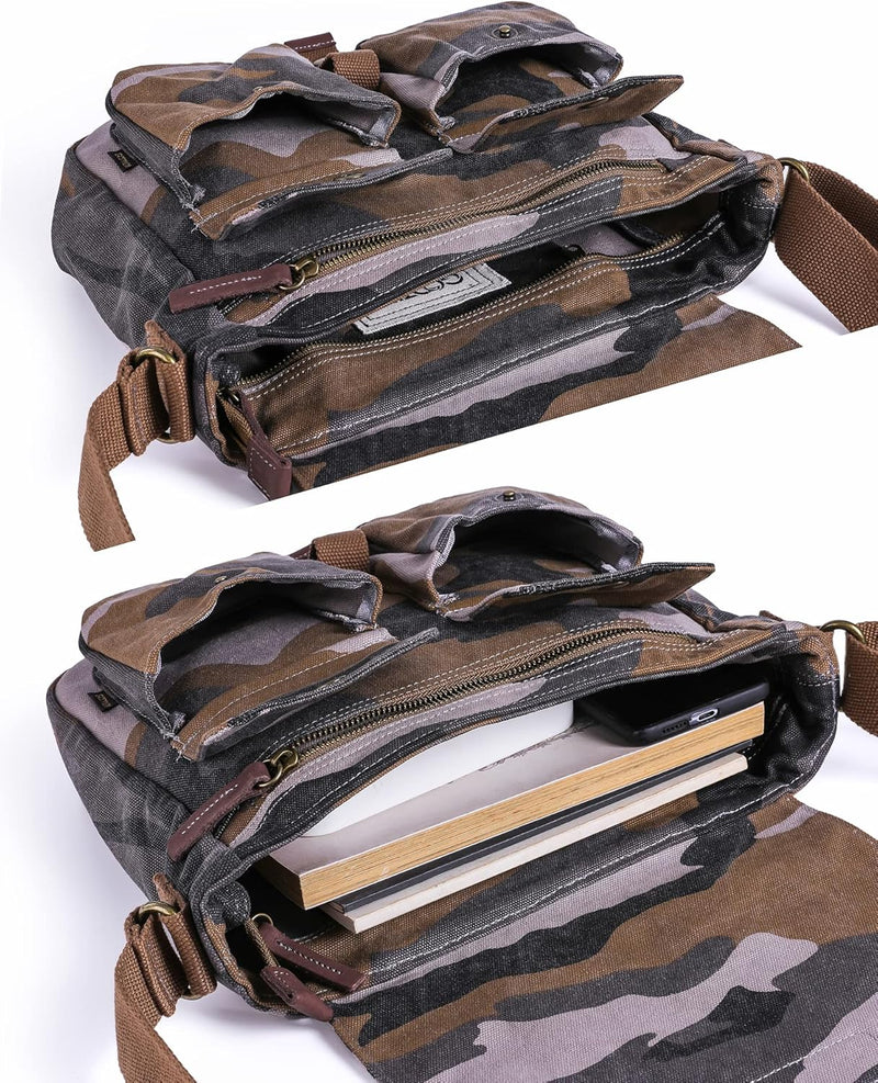 Duurzame Canvas Schoudertas – Kael