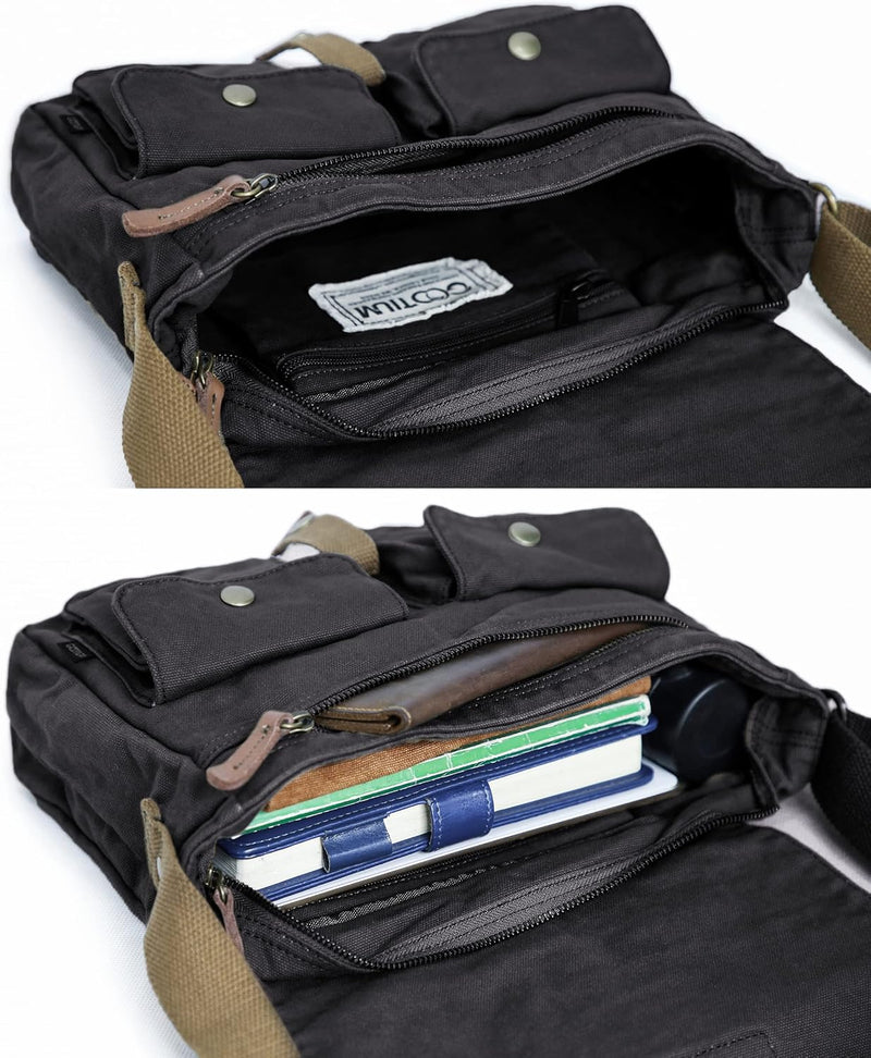 Duurzame Canvas Schoudertas – Kael