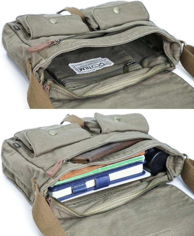 Duurzame Canvas Schoudertas – Kael