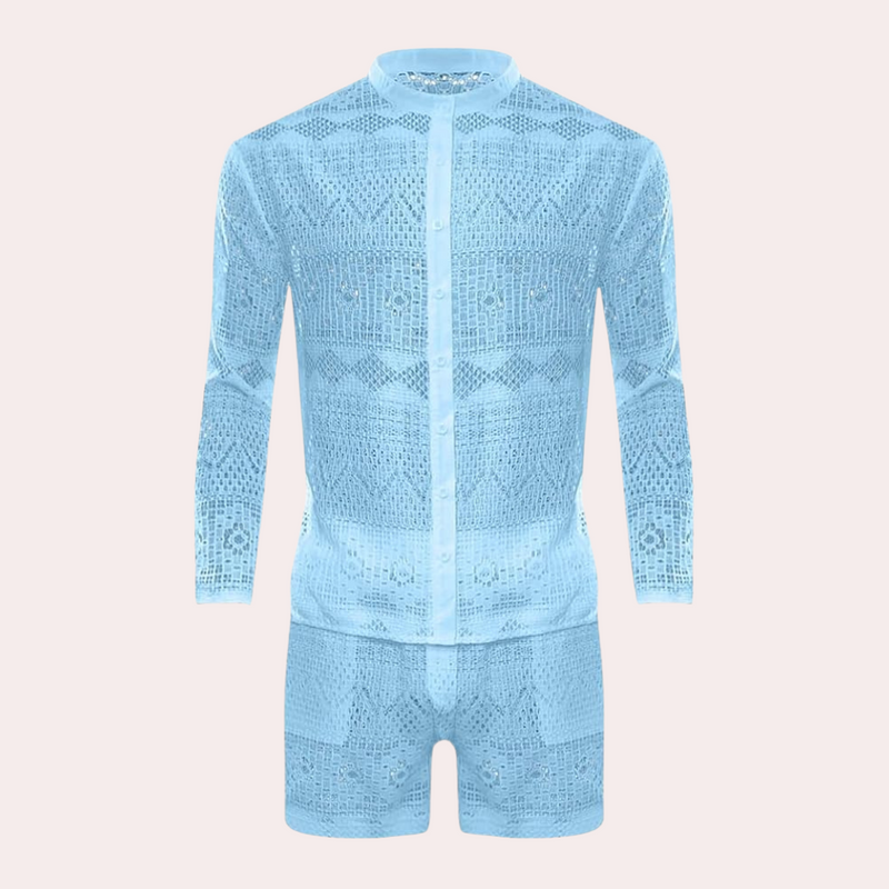 Luchtige Kanten Zomerset voor Heren - Cai