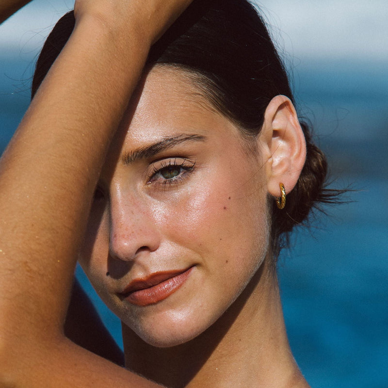 Młotkowane kolczyki - Livia