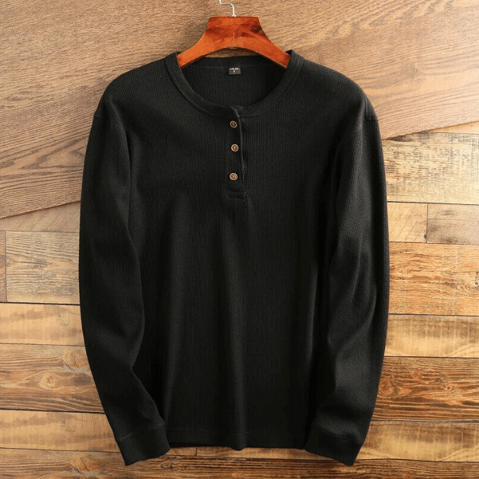 Heren Shirt met Wafelstructuur - Mason