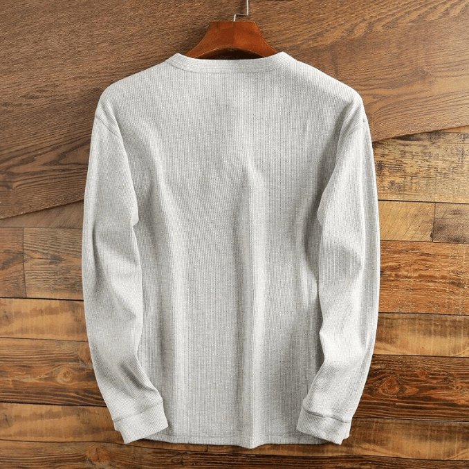 Heren Shirt met Wafelstructuur - Mason