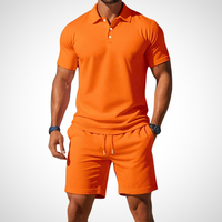 Casual polo- en shortset voor heren – Enrico