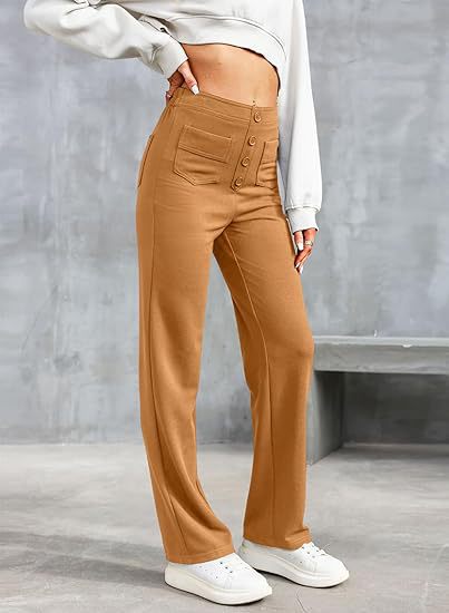 Flexibele Hooggetailleerde Broek - Luna