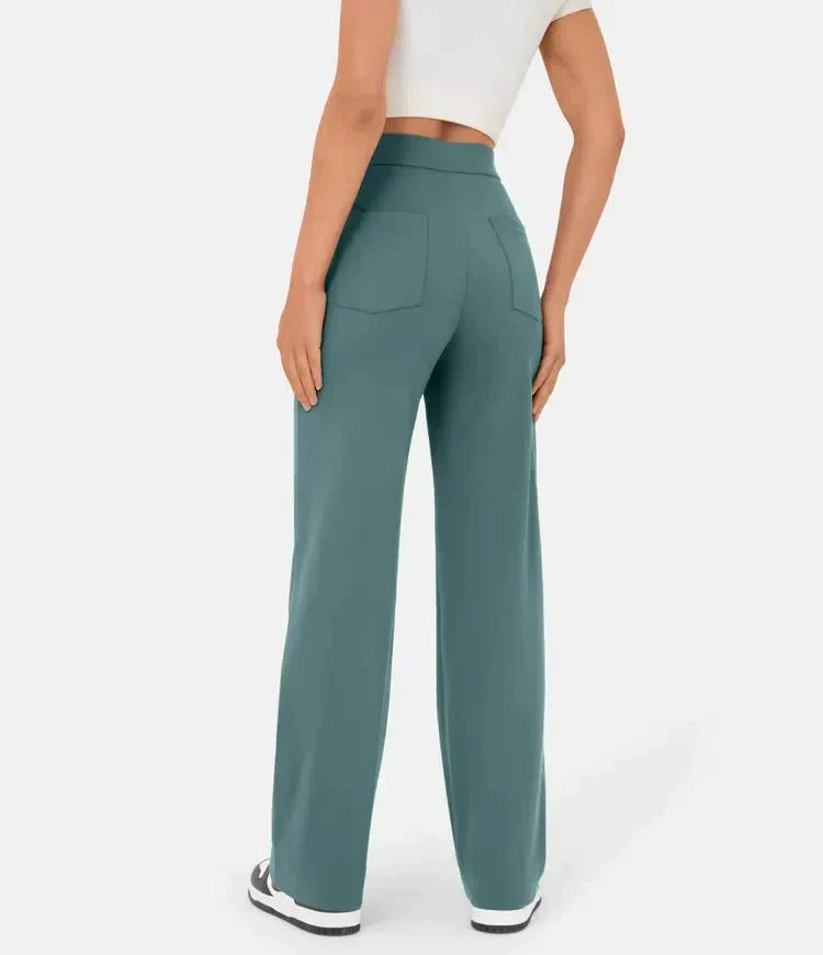 Flexibele Hooggetailleerde Broek - Luna