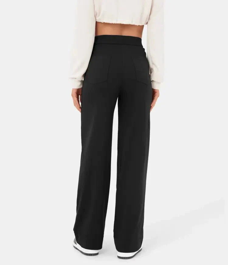 Flexibele Hooggetailleerde Broek - Luna