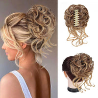 Klem met Hairextension voor Golvende Knot – CurlClip