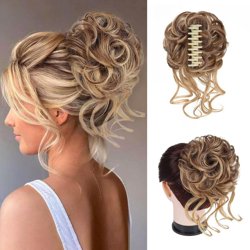 Klem met Hairextension voor Golvende Knot – CurlClip
