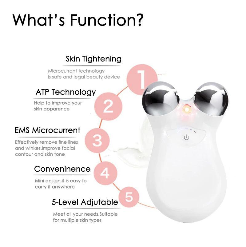 Microstroom Gezichtsmassager - FirmGlow