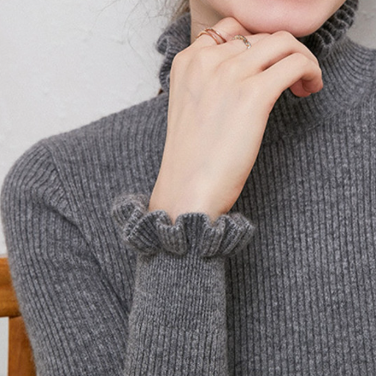 Comfortabele Kasjmier Dames Coltrui - Aurélie