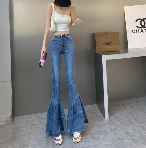 Hoge Taille Flared Jeans - Mia
