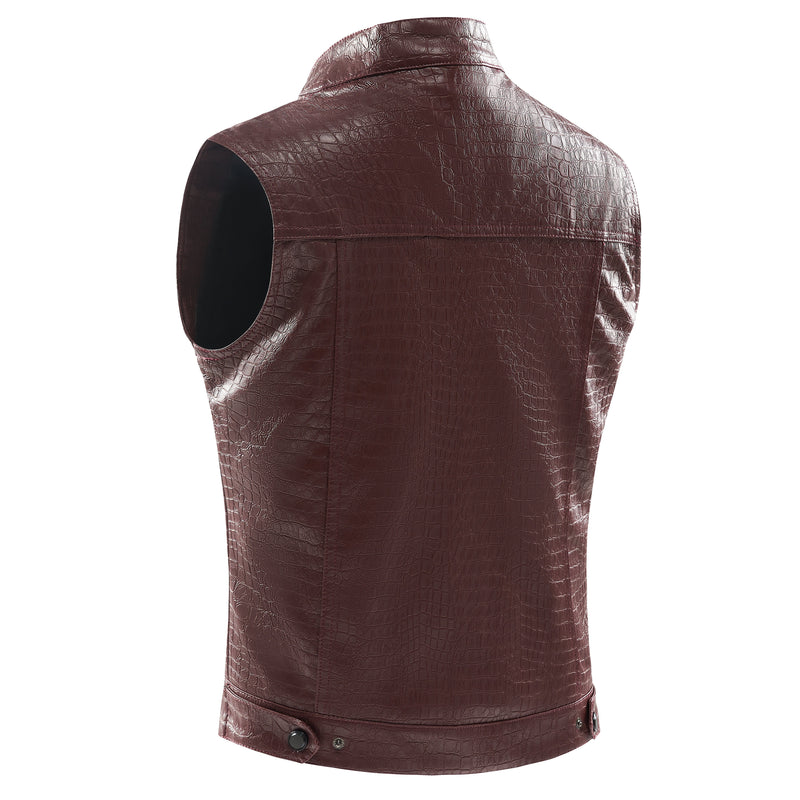 Lederen Vest voor Heren - Viper