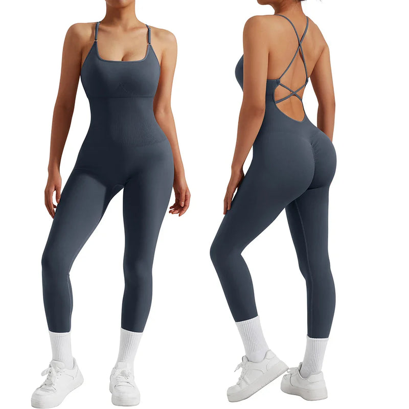 All-Season Dames Fitness Jumpsuit - Nova