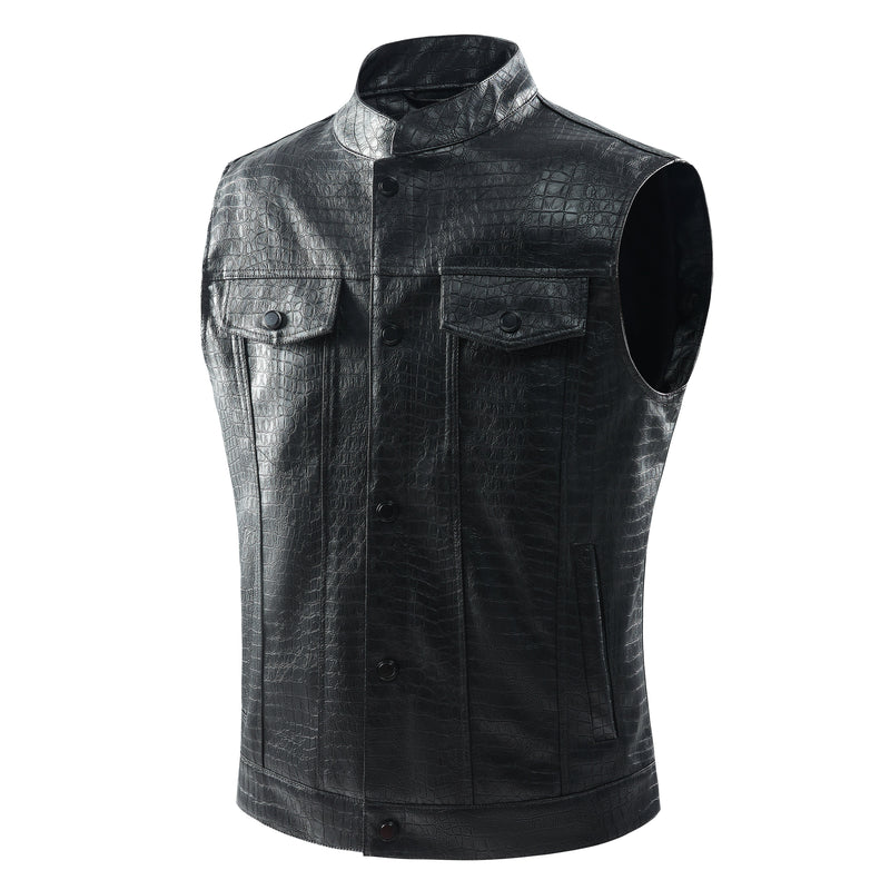 Lederen Vest voor Heren - Viper