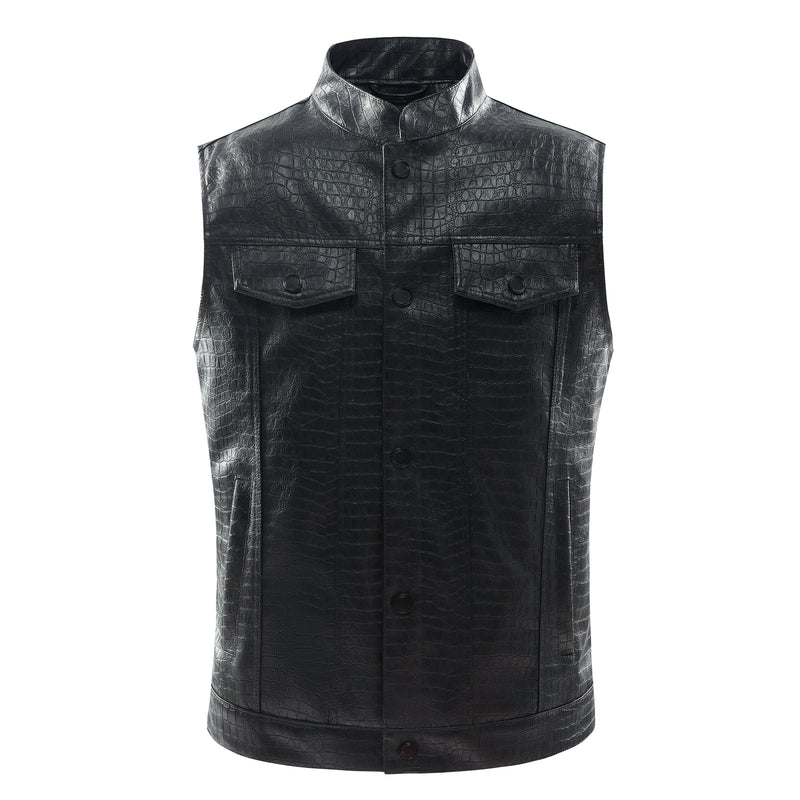 Lederen Vest voor Heren - Viper