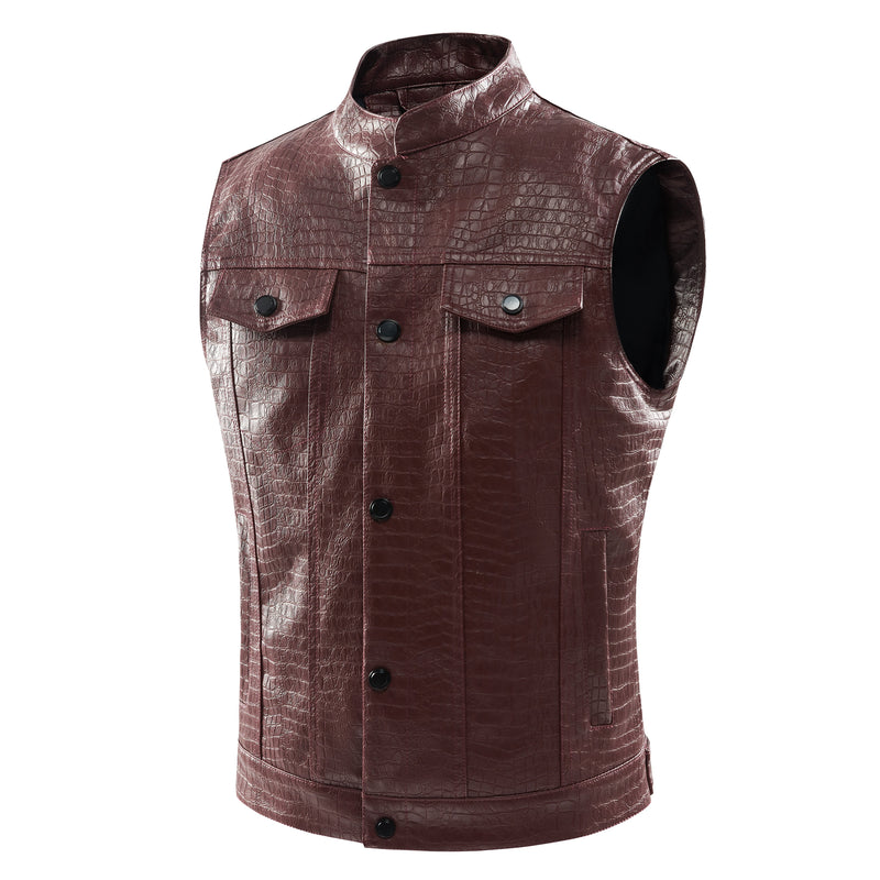 Lederen Vest voor Heren - Viper