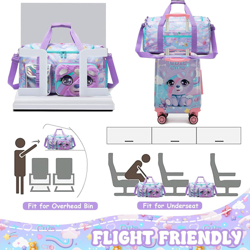 3-delige Kinder Bagageset met Handbagage Koffer