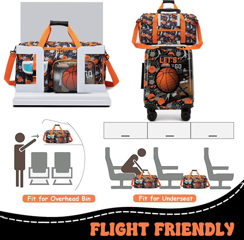 3-delige Kinder Bagageset met Handbagage Koffer