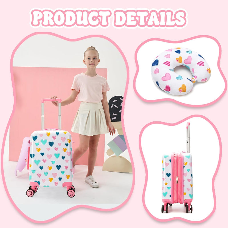 3-delige Kinder Bagageset met Handbagage Koffer